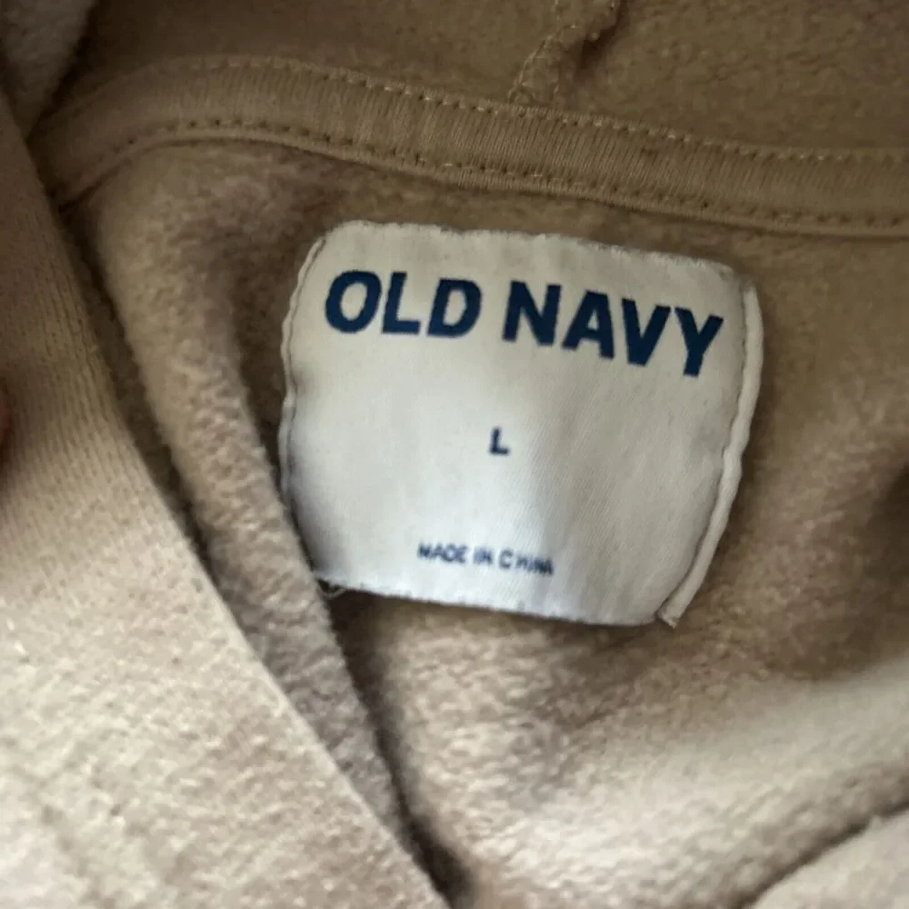 Stranger Things Old Navy Beige Pullover Hoodie Large Long Sleeve Unisex READ - Picture 6 of 9